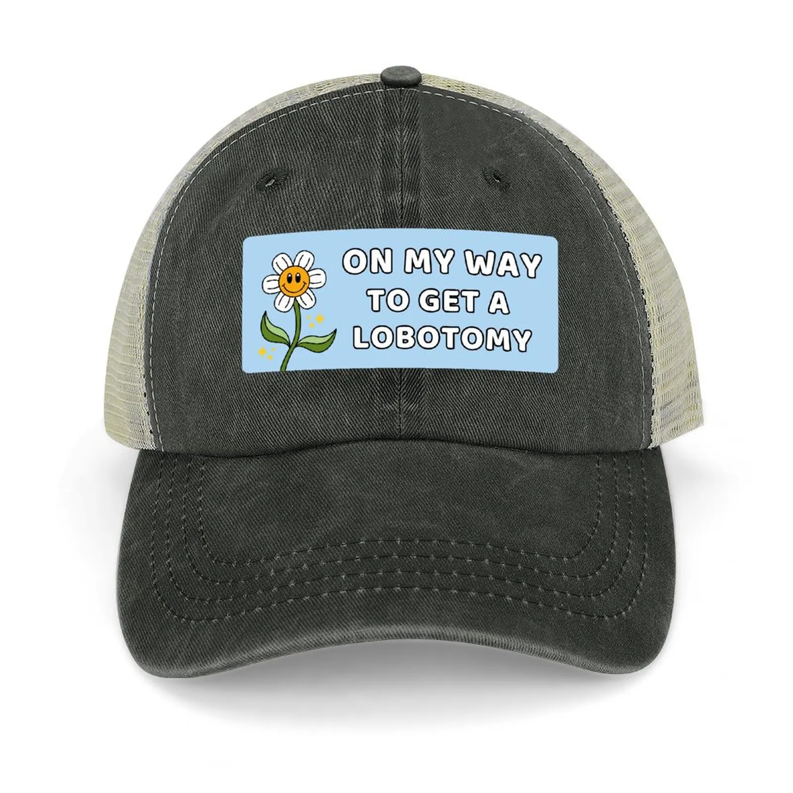 On My Way To Get A Lobotomy, Funny Meme Lobotomy Cowboy Hat Hip Hop Bobble Hat Luxury Brand Snap Back Hat Girl Men's
On My Way To Get A Lobotomy, Funny Meme Lobotomy Cowboy Hat Hip Hop Bobble Hat Luxury Brand Snap Back Hat Girl Men's