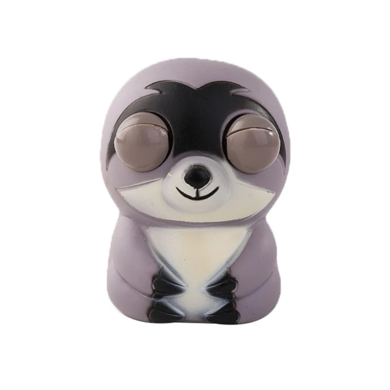 

Cartoon Sloths Popping Eyes Squishy Toy Sloths Shape Decompression Toy for Kids Squishy Stress Reliever Fidgets Presents E65D