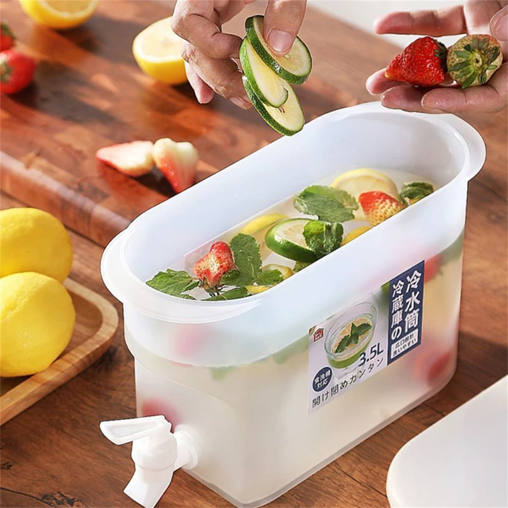 Cold Water Bucket With Faucet Refrigerator Jug Dispenser Water Kettle Cold Water Bucket With Faucet Refrigerator Jug Dispenser Water Kettle