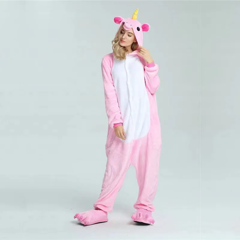 Women's One-piece Cartoon Pajamas Printed Animal Pattern Winter Panda Black Cat Cosplay Party Patchwork Flannel Hooded Sleepwear
Women's One-piece Cartoon Pajamas Printed Animal Pattern Winter Panda Black Cat Cosplay Party Patchwork Flannel Hooded Sleepwear