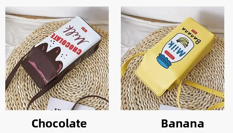 Cute Strawberry Banana Milk Fruit Print PU Mini Crossbody Bag for Girls Summer 2025 Fresh Sweet Style Single Shoulder Bag Cute Strawberry Banana Milk Fruit Print PU Mini Crossbody Bag for Girls Summer 2025 Fresh Sweet Style Single Shoulder Bag