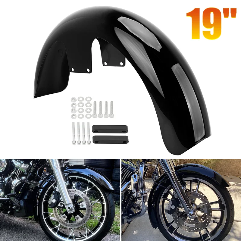 Motorcycle Gloss Black 19" Wheel Wrap Front Fender For Harley Touring Electra Street Glide Road King Ultra Custom Baggers
Motorcycle Gloss Black 19" Wheel Wrap Front Fender For Harley Touring Electra Street Glide Road King Ultra Custom Baggers