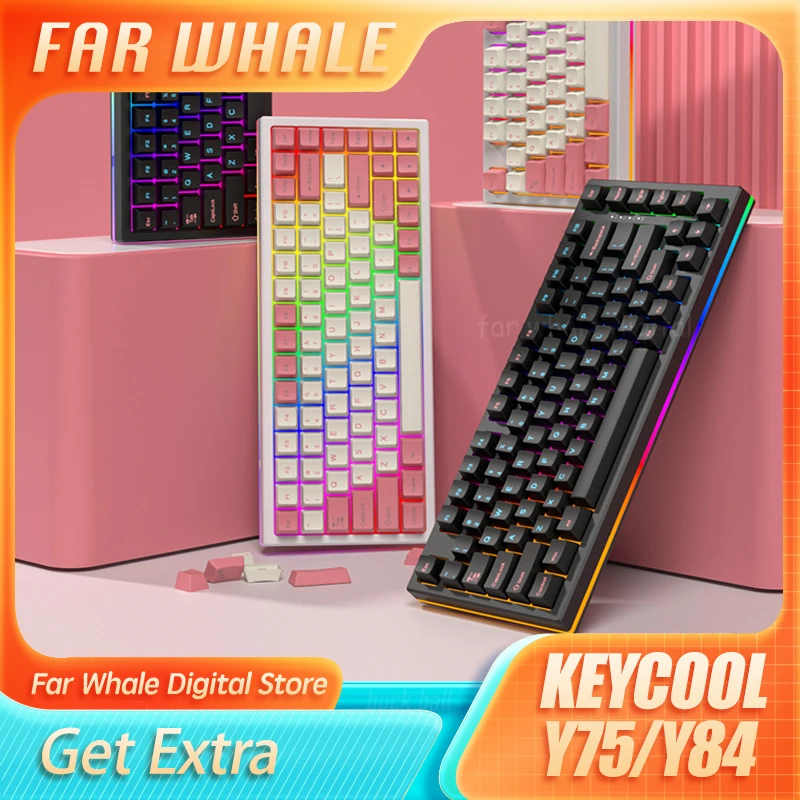 Механическая клавиатура KEYCOOL Y75 84, Беспроводная Bluetooth игровая Rgb Клавиатура 1000 Гц для электронных видов спорта для ПК Win Mac
Механическая клавиатура KEYCOOL Y75 84, Беспроводная Bluetooth игровая Rgb Клавиатура 1000 Гц для электронных видов спорта для ПК Win Mac