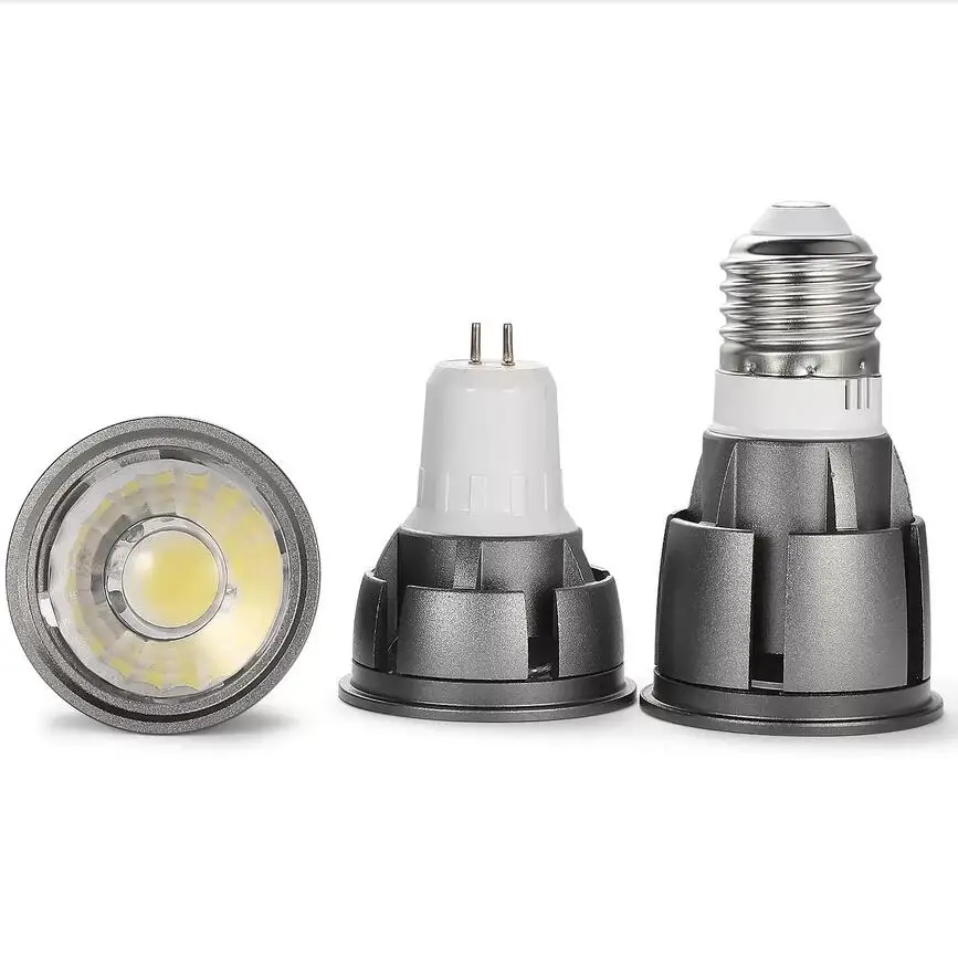 

Super Bright Dimmable GU10/GU5.3/E14/E27/MR16 COB 9W 12W 15W LED Bulb Lamp 85-265V 12V spotlight Warm White/Cold White led light