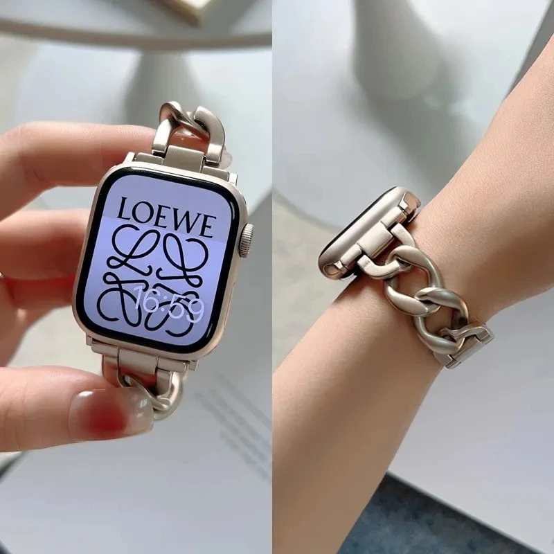 Тонкий ремешок из нержавеющей стали для Apple Watch 9 6 8 SE 7 Band 45 мм 38/41 мм, браслет для Apple Watch Series 3 4 5 40 мм
Тонкий ремешок из нержавеющей стали для Apple Watch 9 6 8 SE 7 Band 45 мм 38/41 мм, браслет для Apple Watch Series 3 4 5 40 мм
