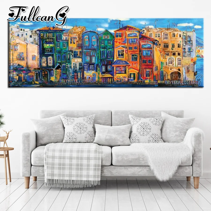 Diamonds Embroidery Color Town Mosaic Painting Kits 5d Diy Large Size Abstract House Full Rhinestone Picture Home Decor AA3889
Diamonds Embroidery Color Town Mosaic Painting Kits 5d Diy Large Size Abstract House Full Rhinestone Picture Home Decor AA3889