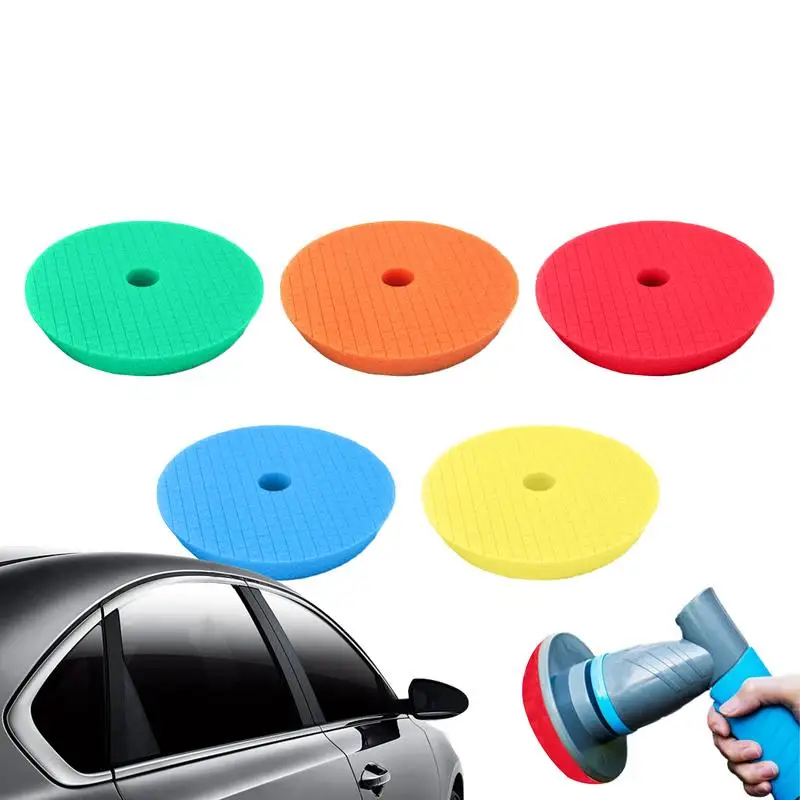 

Buffing Polishing Pads 5Pcs Sponge Body Repair Polishing Pad 6 Inch Detailing Polishing Pads Waxing Pads Wax Buffer Polish Pads