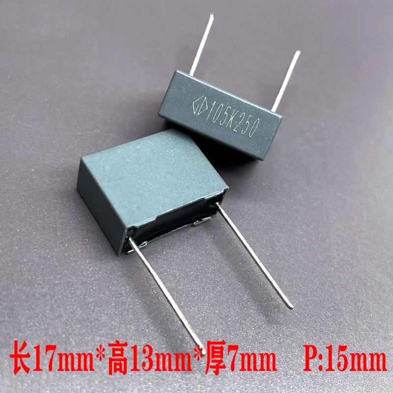 Высокочастотный защитный пленочный конденсатор Xiamen Farah CL21 MKP 105 1,0 uf 1uf 250v C232E, 10 шт.
Высокочастотный защитный пленочный конденсатор Xiamen Farah CL21 MKP 105 1,0 uf 1uf 250v C232E, 10 шт.