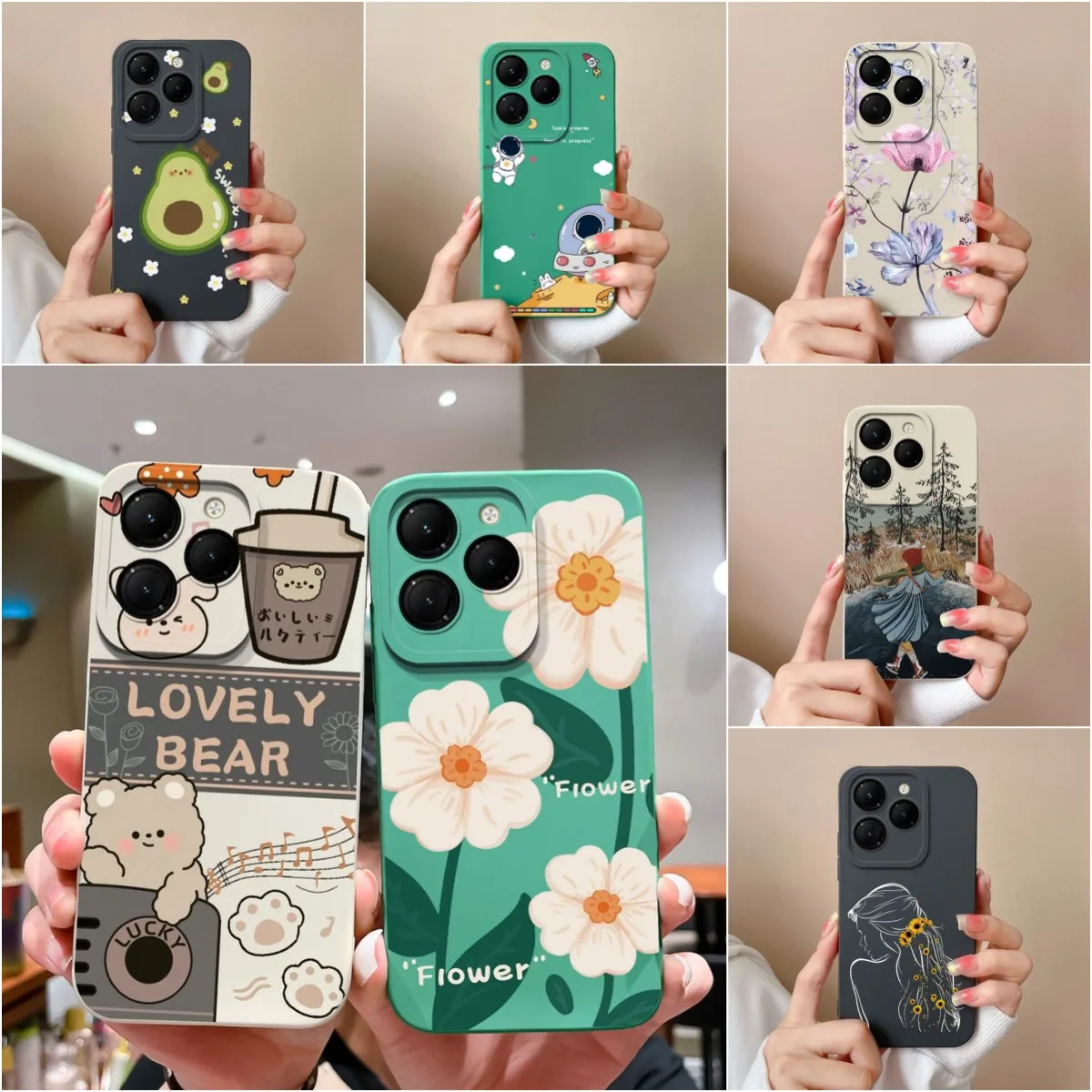 Phone Case For Infinix Hot Pro I Cover Cute Fashion Design Matte