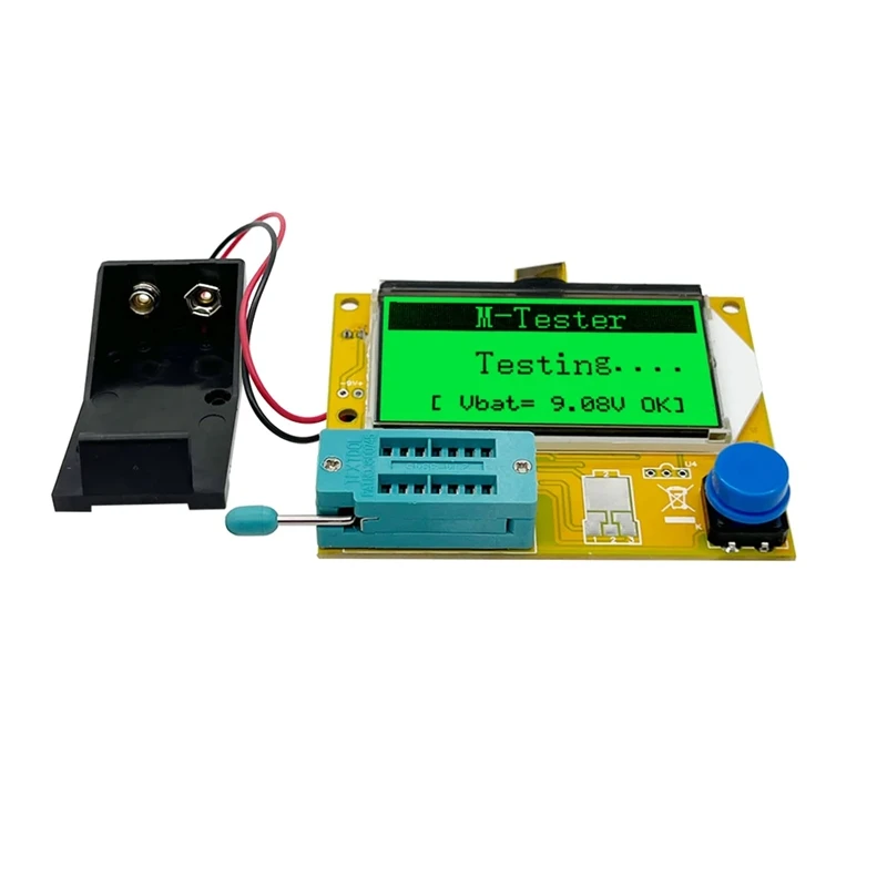 Transistor Tester Capacitor Resistor Diode Triode Thyristor Double Diode Thyristor Tester LCR-T4 Multifunctional Yellow 1 Piece
Transistor Tester Capacitor Resistor Diode Triode Thyristor Double Diode Thyristor Tester LCR-T4 Multifunctional Yellow 1 Piece