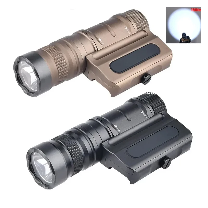 

WADSN Tactical OWL Flashlight Powerful 1500lumens Optimized Hunting Weapon Light Airsoft Metal CNC Fit 20mm Rail Hunting Gun