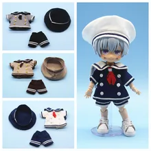 Obstui 11 Doll Clothes Sailor Suit Summer Navy School Uniform Fit 1/12 Bjd Body Molly GSC Doll Girl DIY Gift Doll Accessories
Obstui 11 Doll Clothes Sailor Suit Summer Navy School Uniform Fit 1/12 Bjd Body Molly GSC Doll Girl DIY Gift Doll Accessories