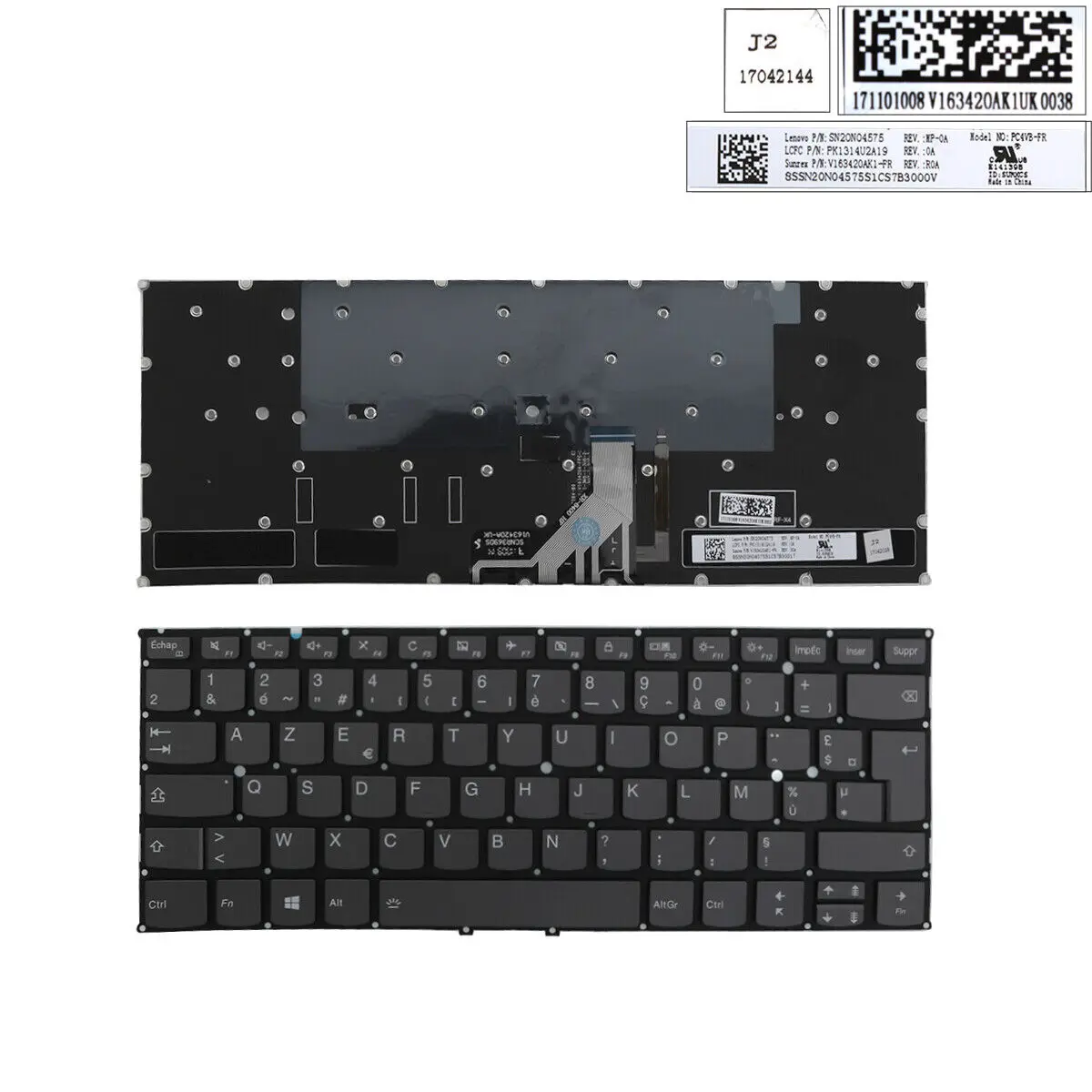 New French German UK Backlit Laptop Keyboard For Lenovo Ideapad Yoga 920-13 920-13IKB 920 13ISK LCM16N7 FR GR Grey
New French German UK Backlit Laptop Keyboard For Lenovo Ideapad Yoga 920-13 920-13IKB 920 13ISK LCM16N7 FR GR Grey