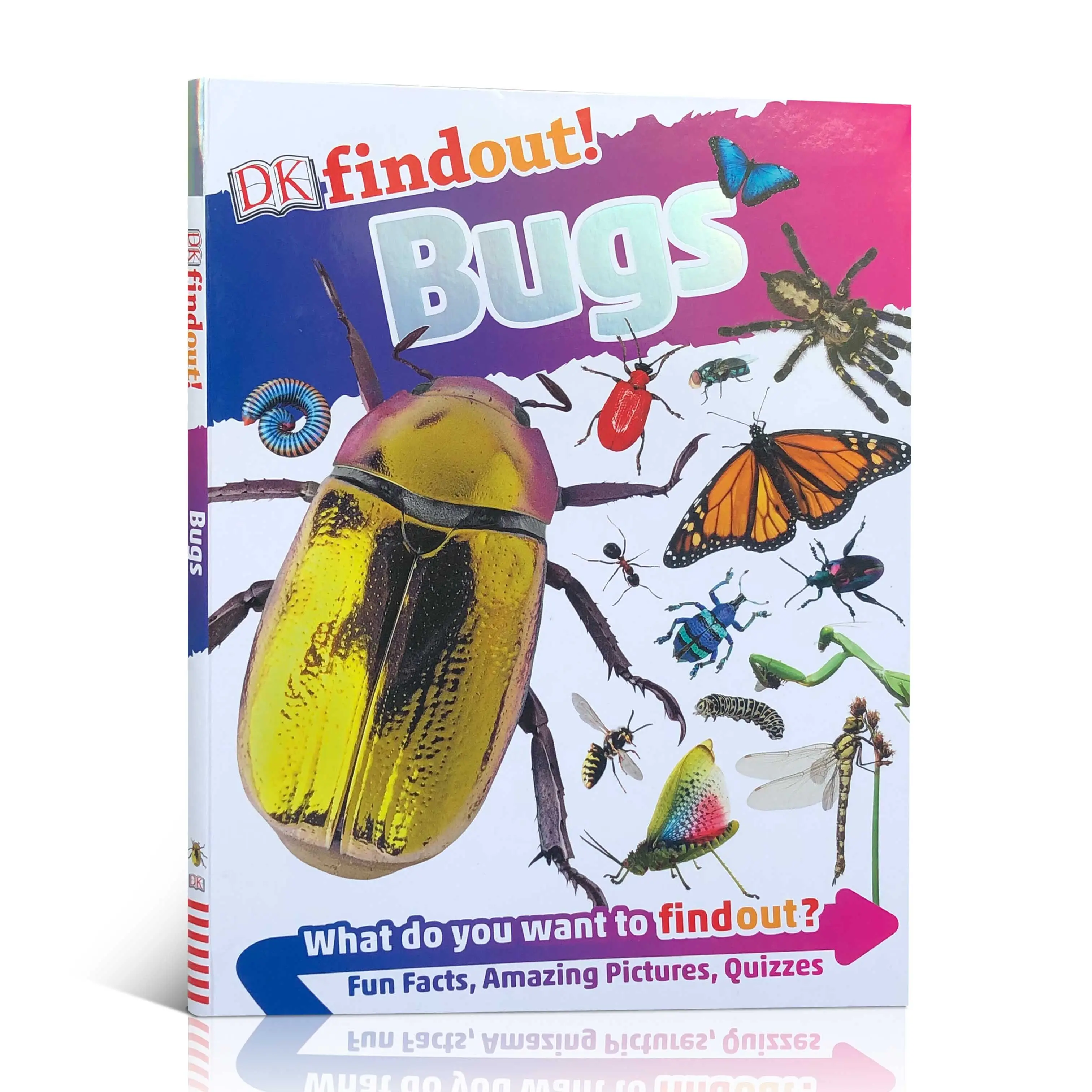 

Milu Original English DK Findout Bug Children's Picture Book: Encyclopedia Popular Science Paperback