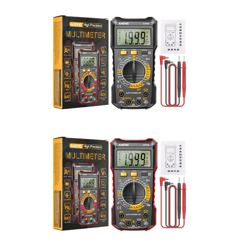 Digital Multimeter Tester Phase SequenceAuto Ranging BacklightFlashlight Sensitivity Adjustable Electrician Tool
Digital Multimeter Tester Phase SequenceAuto Ranging BacklightFlashlight Sensitivity Adjustable Electrician Tool