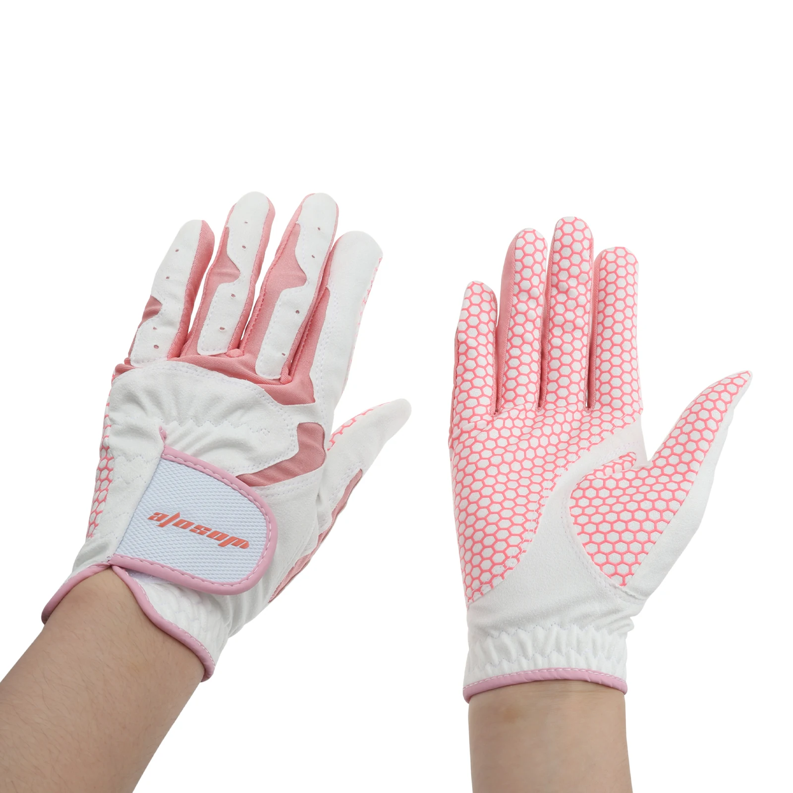 

1 Pair Golf Gloves Soft Durable Breathable for Women's Ladies Golf Glove 4 Sizes Golf Sport Practice Accessory