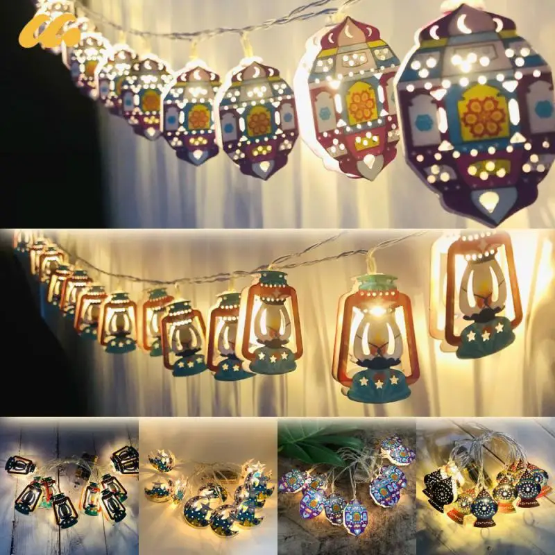 Ramadan Decoration Lantern colour printing Led String Lights Ramadan Kareem Decor Eid Mubarak Gift Eid Festival Party Supplies
Ramadan Decoration Lantern colour printing Led String Lights Ramadan Kareem Decor Eid Mubarak Gift Eid Festival Party Supplies