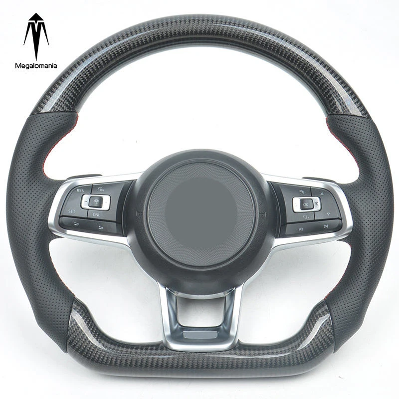 

Carbon Fiber Steering Wheel Assembly for VW GTI Polo CC Golf 7 Passat MK6 Modification Steering Wheel Durable Support