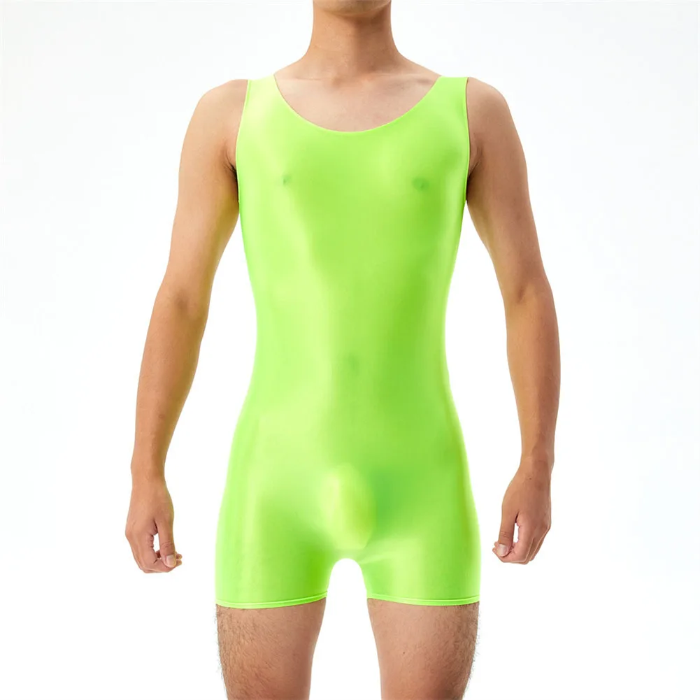 Men Sexy Bodysuit See Through Glossy Sleeveless Slim Fit Stretchy Tank Leotard Lingerie Transparent Jumpsuit Sensual Underwear
Men Sexy Bodysuit See Through Glossy Sleeveless Slim Fit Stretchy Tank Leotard Lingerie Transparent Jumpsuit Sensual Underwear