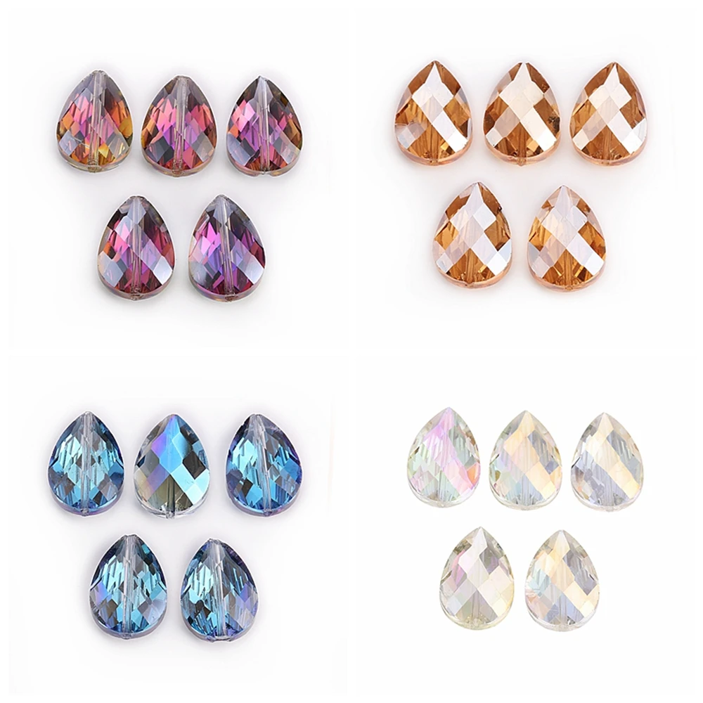 5Pcs 24x17mm Loose Beads Jewelry Making Spacer Bead Faceted DIY Crafts Teardrop Findings Glass Crystal Earring
5Pcs 24x17mm Loose Beads Jewelry Making Spacer Bead Faceted DIY Crafts Teardrop Findings Glass Crystal Earring