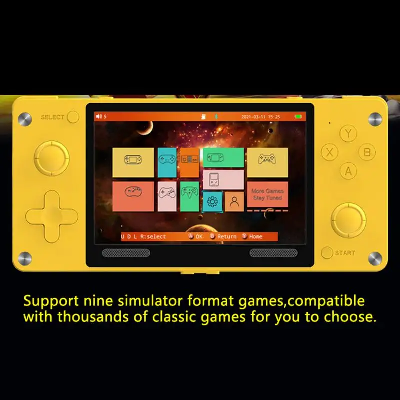 Портативная игровая консоль с 3600 классическими играми для детей и взрослых 4 дюйма HD IPS экран универсальные игровые консоли аксессуары
Портативная игровая консоль с 3600 классическими играми для детей и взрослых 4 дюйма HD IPS экран универсальные игровые консоли аксессуары