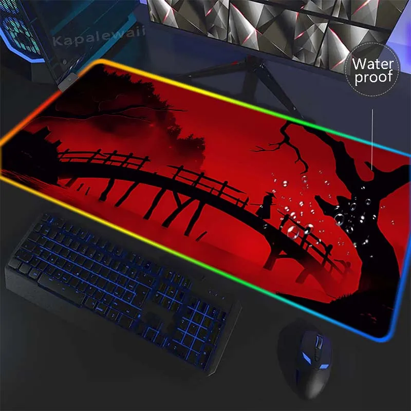 RGB Japanese Samurai Game Mouse Pad Gamer 900x400 XXL Waterproof Mouse Mat LED Gaming Mousepad Table Pads Deskmat Keyboard Mats
RGB Japanese Samurai Game Mouse Pad Gamer 900x400 XXL Waterproof Mouse Mat LED Gaming Mousepad Table Pads Deskmat Keyboard Mats