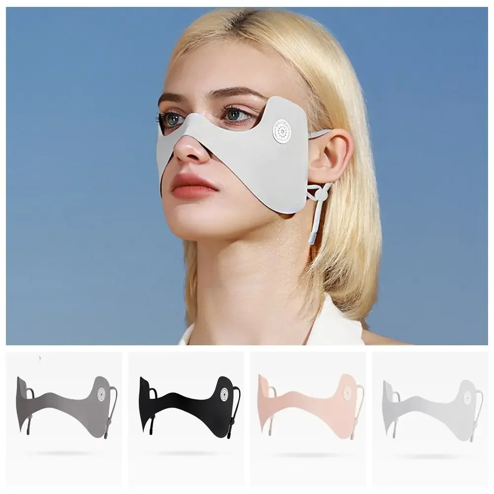 Summer Ice Silk Mask Adjustable Solid Color Face Mask Sunscreen Eye Patches Eye Protection Face Gini Mask Face Cover Cycling
Summer Ice Silk Mask Adjustable Solid Color Face Mask Sunscreen Eye Patches Eye Protection Face Gini Mask Face Cover Cycling