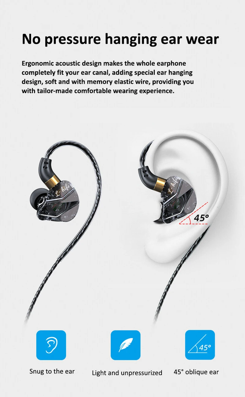 HIFI Wired Earphones 3.5MM AUX/Type C Jack 9D Surround With Mic In-Ear Transparent Music Headsets For Samsung Android For iPhone S0eab69b0983e4719bb4a3b6fcb8c2461D