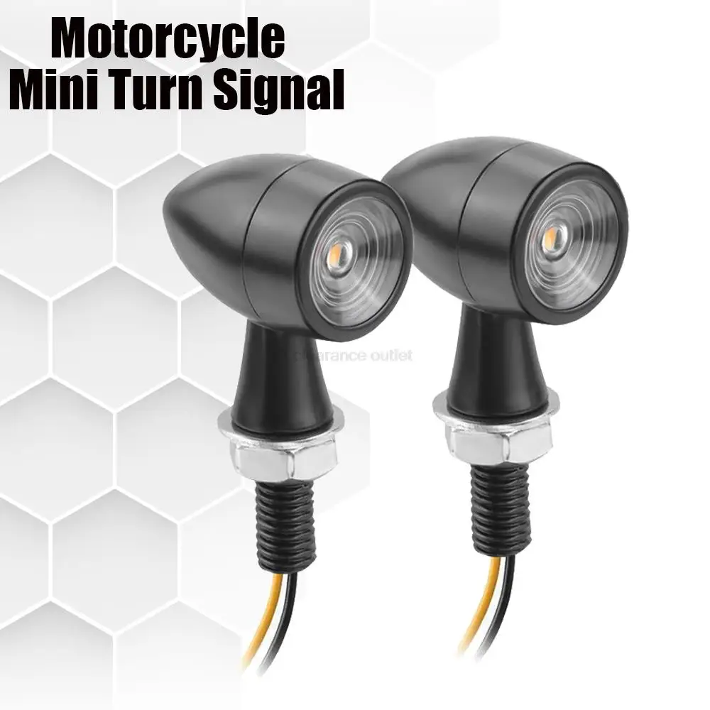 2 Motorcycle Mini Turn Signal LED Indicator Flashing 12V Amber Flashing Light For Most Motorcycles High Brightness
2 Motorcycle Mini Turn Signal LED Indicator Flashing 12V Amber Flashing Light For Most Motorcycles High Brightness
