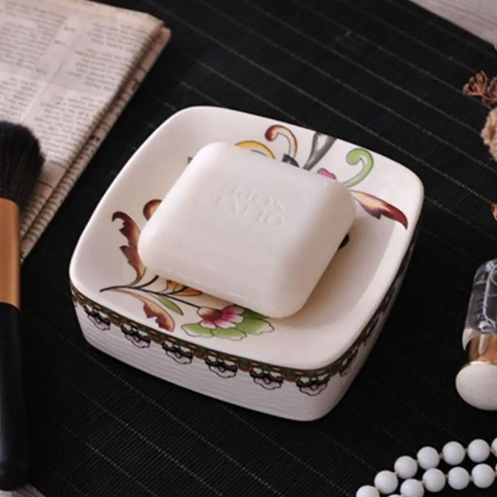 Керамическая Коробка для мыла, мыльница в форме цветка, винтажный держатель для мыла с отверстиями для утечки, бытовой поднос для мыла для сохранения мыла в сухости
Керамическая Коробка для мыла, мыльница в форме цветка, винтажный держатель для мыла с отверстиями для утечки, бытовой поднос для мыла для сохранения мыла в сухости