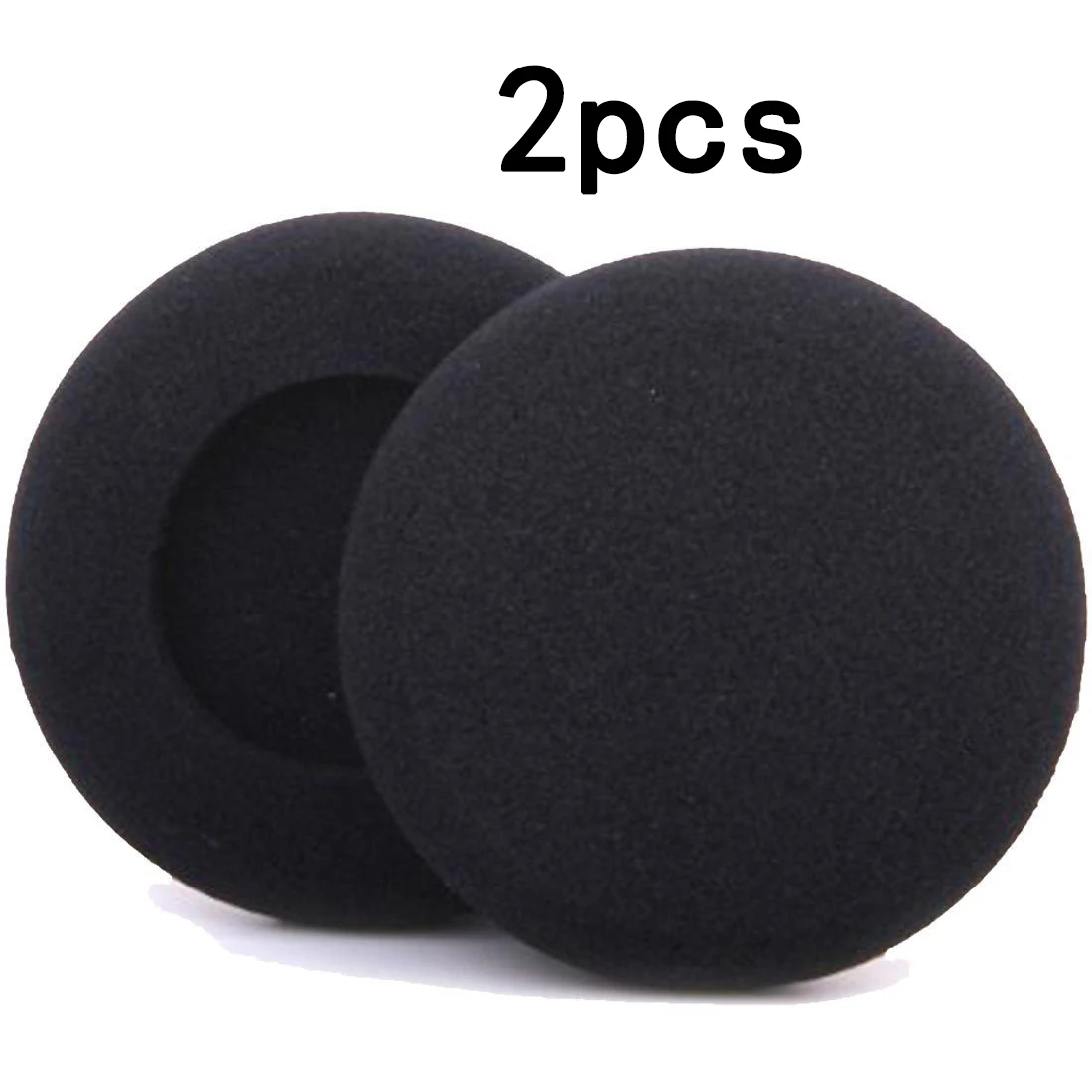 

3-6cm Headphone Sponge Cover Parts Headsets 1 Pair Accessory Black Cushions Ear Pads Foam Replacement Portable