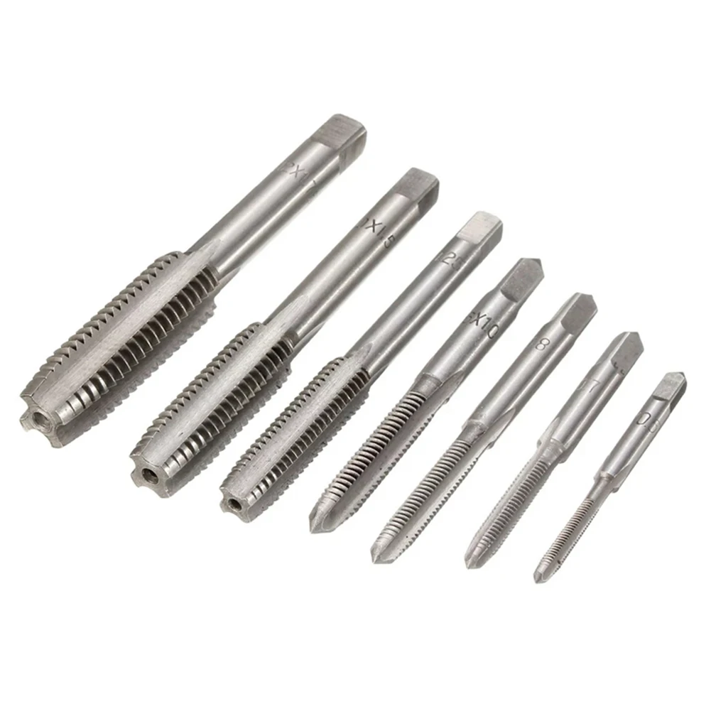 7Pcs M3-M12 HSS Metric Straight Fluted Screw Thread Tap Drill Bits Set Right Hand Metric Plug Tap M3 M5 M6 M8 M10
7Pcs M3-M12 HSS Metric Straight Fluted Screw Thread Tap Drill Bits Set Right Hand Metric Plug Tap M3 M5 M6 M8 M10