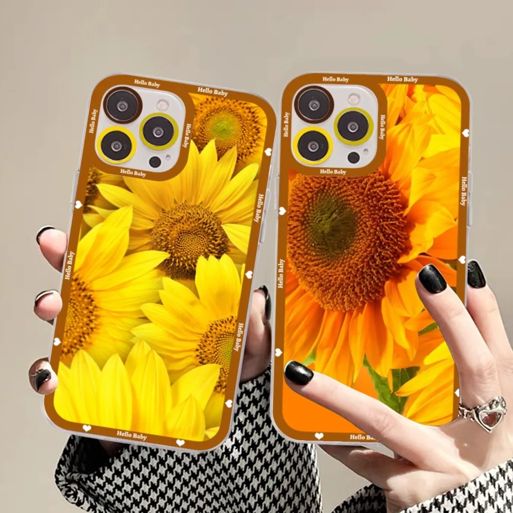 Sunflower Phone Case For iPhone 15 11 12 13 14 Mini Pro Max XR X XS TPU Clear Case
Sunflower Phone Case For iPhone 15 11 12 13 14 Mini Pro Max XR X XS TPU Clear Case