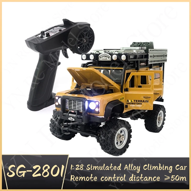 Sg-2801 1:28 RC Full Scale Alloy Simulation Four-wheel Drive Off-road Mini Land Rover Climbing Car Model Boy Remote Control Toy
Sg-2801 1:28 RC Full Scale Alloy Simulation Four-wheel Drive Off-road Mini Land Rover Climbing Car Model Boy Remote Control Toy