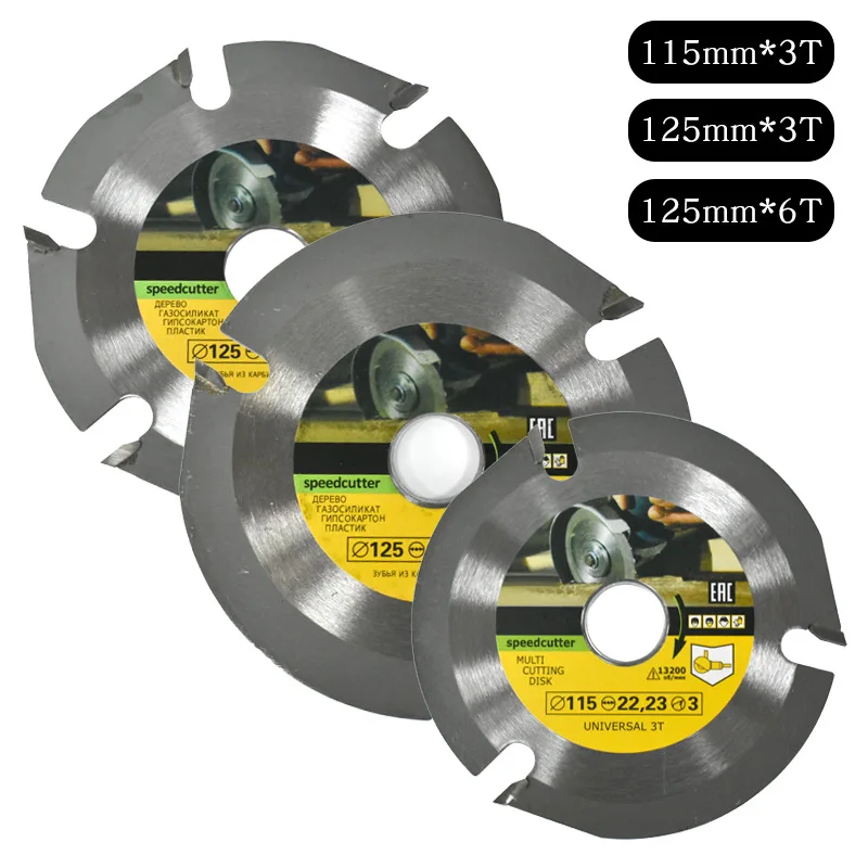 115/125mm Circular Saw Blade Cemented Carbide Tipped Wood Cutting Disc 3/6Teeth Woodworking Tools Accessories for Wood Cutting
115/125mm Circular Saw Blade Cemented Carbide Tipped Wood Cutting Disc 3/6Teeth Woodworking Tools Accessories for Wood Cutting