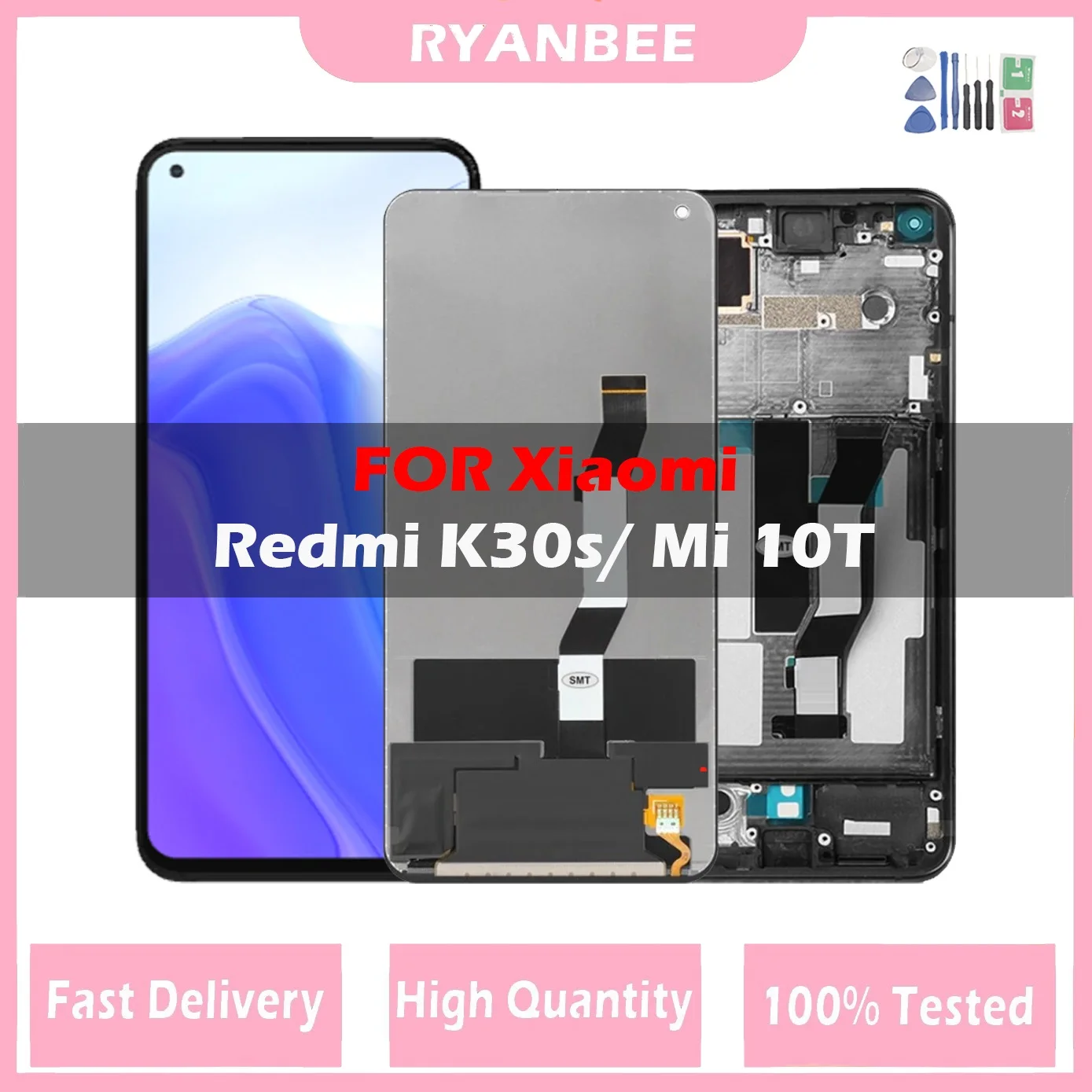 ЖК-дисплей 6,67 дюйма для Xiaomi Mi 10T Pro, ЖК-дисплей с сенсорным экраном, дигитайзер в сборе для Xiaomi Mi 10T, зеркальный ЖК-дисплей Redmi k30s с рамкой
ЖК-дисплей 6,67 дюйма для Xiaomi Mi 10T Pro, ЖК-дисплей с сенсорным экраном, дигитайзер в сборе для Xiaomi Mi 10T, зеркальный ЖК-дисплей Redmi k30s с рамкой