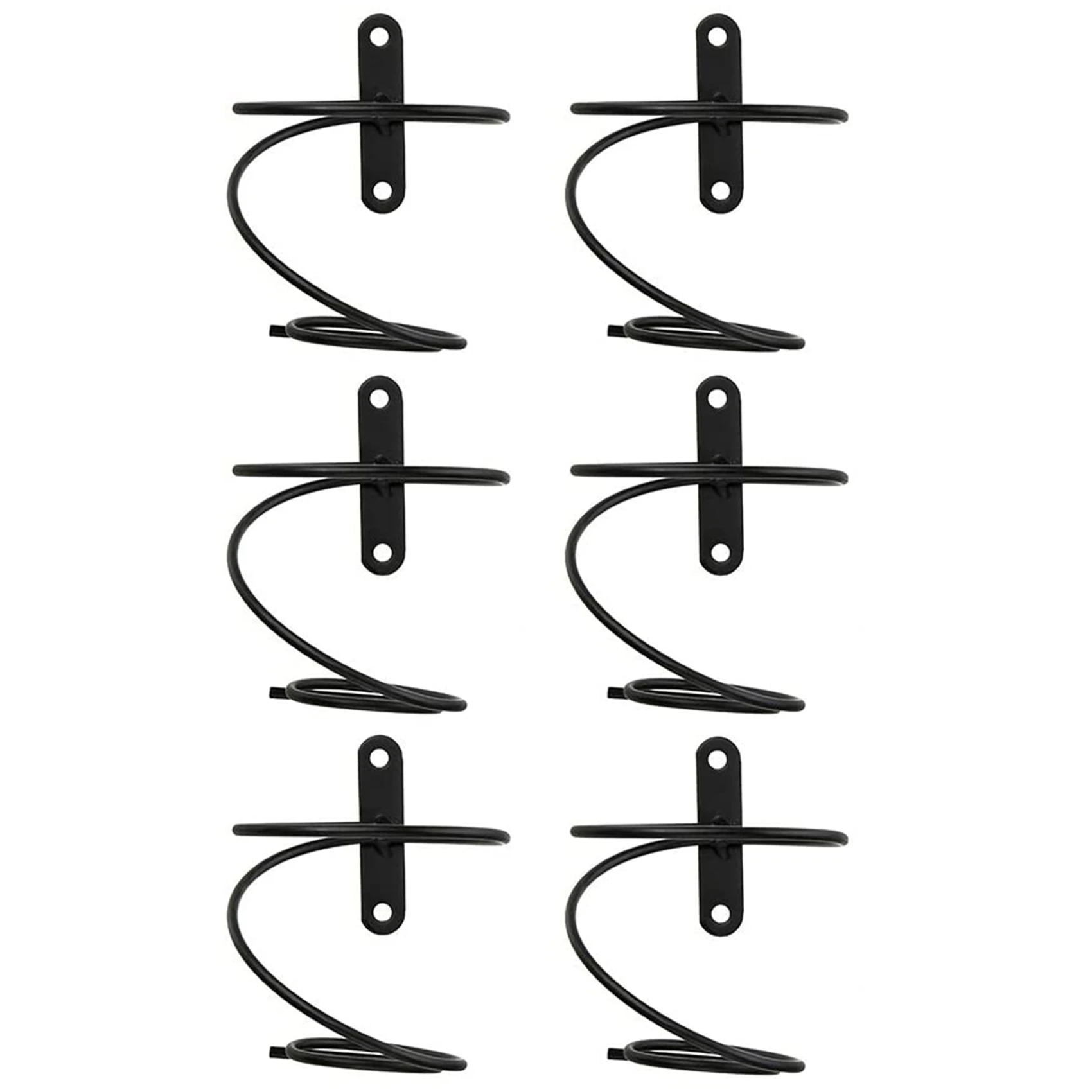 Pack of 6 Wall Mounted Wine Racks - Red Wine Bottle Display Holder with Screws Metal Hanging Wine Rack Organizer
Pack of 6 Wall Mounted Wine Racks - Red Wine Bottle Display Holder with Screws Metal Hanging Wine Rack Organizer