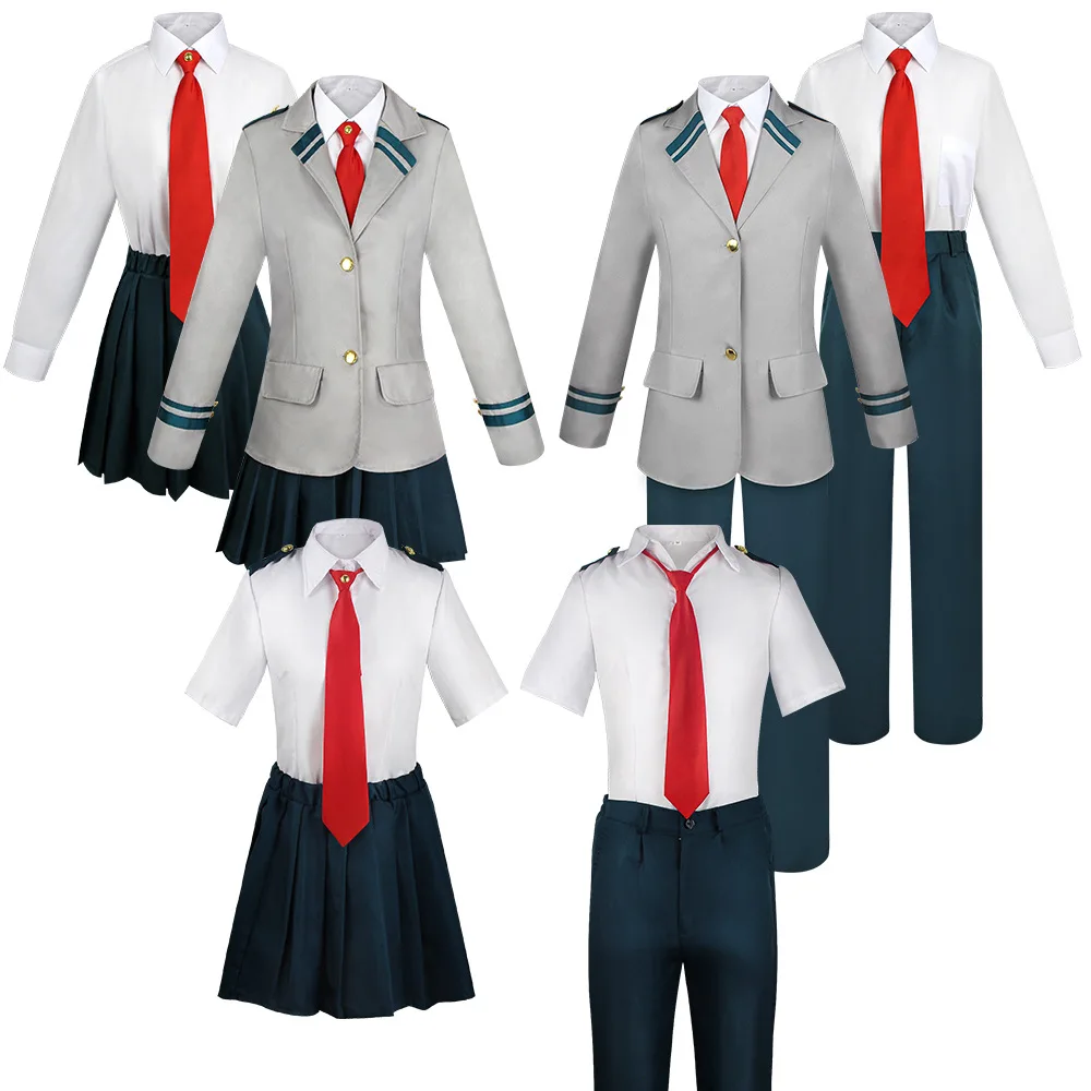 

Anime Boku No My Hero Academia Eri Cosplay Wigs Costumes Women Men Halloween Dress School Uniform Lvgu Liri Dress Wig Women