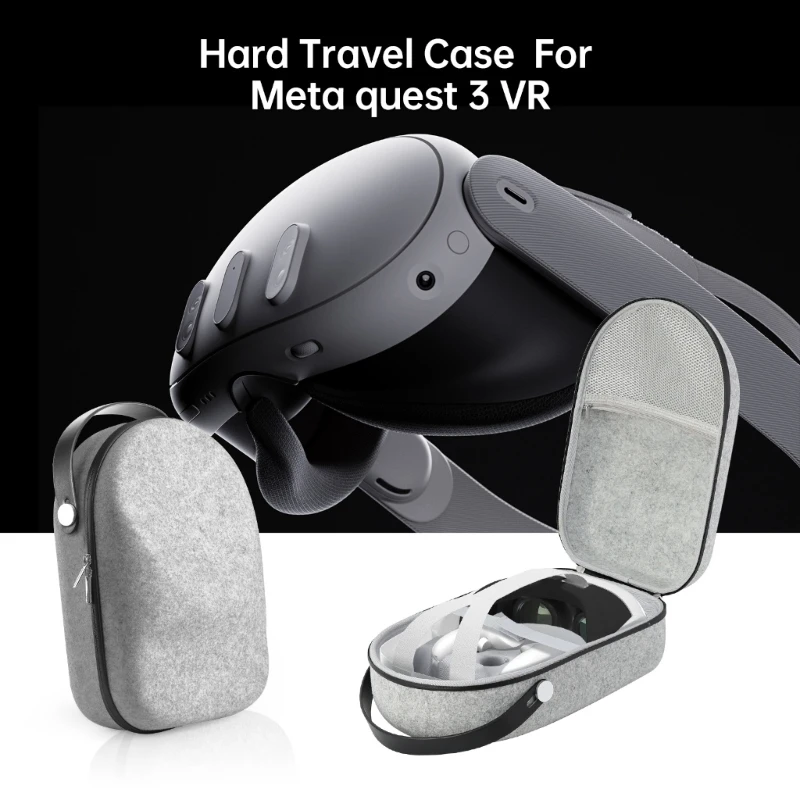Durable Carrying Case for Meta quest 3 VR Headset Secure Storage Solution for Your Virtual Reality Gear Protective EVA Hard Box
Durable Carrying Case for Meta quest 3 VR Headset Secure Storage Solution for Your Virtual Reality Gear Protective EVA Hard Box