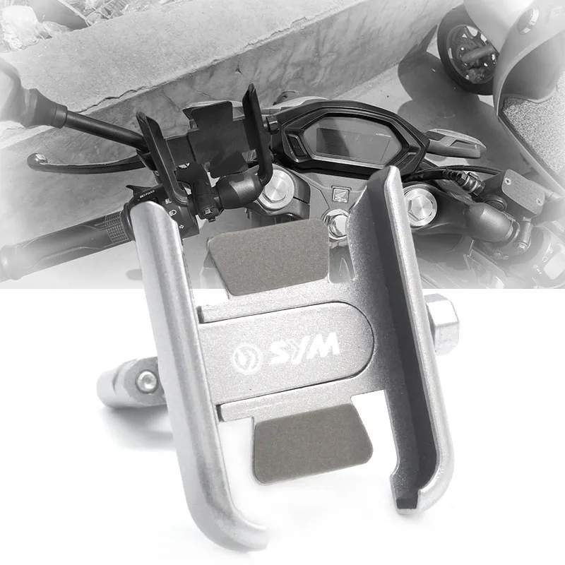 

Motorcycle Accessories handlebar Mobile Phone Holder GPS stand bracket For SYM JP150 GR125 fiddle 3 FNX150 maxsym 400i 600i