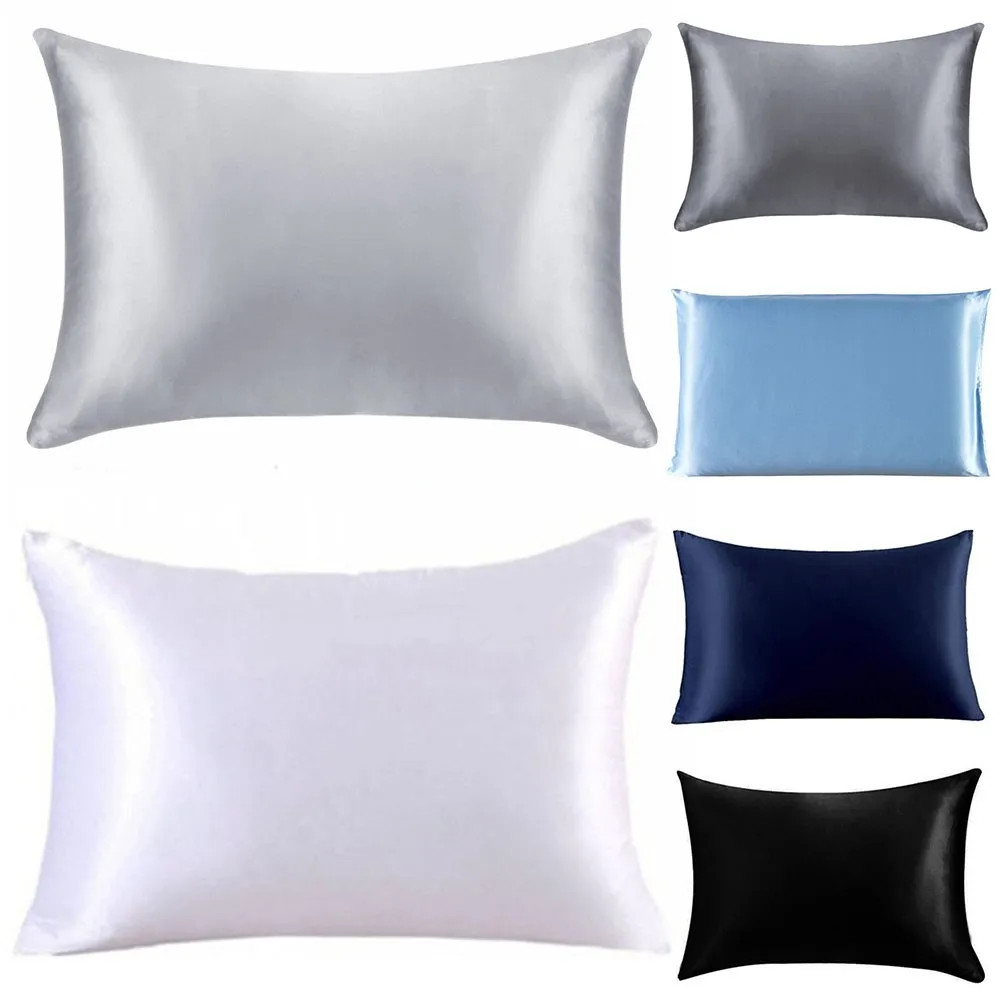 1 Pcs Artificial Silk Pillowcase Beide Seiten Kissenbezug Queen Size For Zip Home Textile Decoration Accessories
1 Pcs Artificial Silk Pillowcase Beide Seiten Kissenbezug Queen Size For Zip Home Textile Decoration Accessories