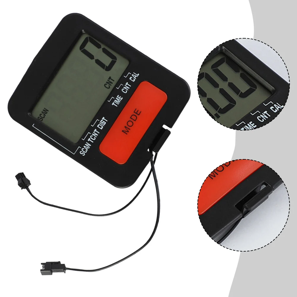 Rowing Machine Counter Monitor Stepper LCD Display Monitor Gym Accessories Fitness Durable Practical 120x98mm Plastic Black
Rowing Machine Counter Monitor Stepper LCD Display Monitor Gym Accessories Fitness Durable Practical 120x98mm Plastic Black