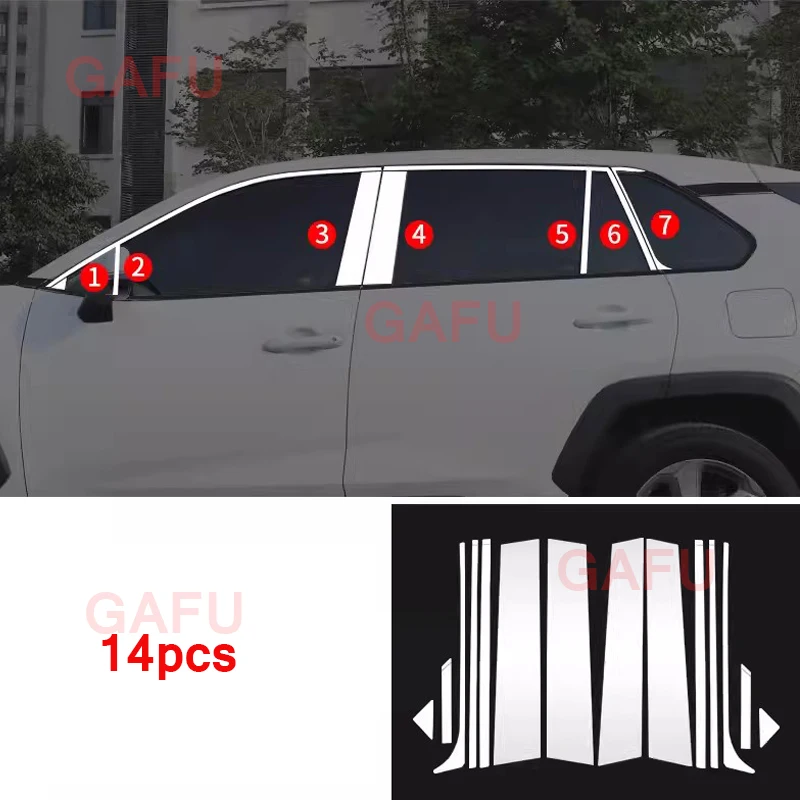 Для Toyota RAV4 RAV-4 2023, автомобильная Центральная средняя колонка, оконная отделка, наклейка на стойку, защитный чехол, внешние аксессуары
Для Toyota RAV4 RAV-4 2023, автомобильная Центральная средняя колонка, оконная отделка, наклейка на стойку, защитный чехол, внешние аксессуары