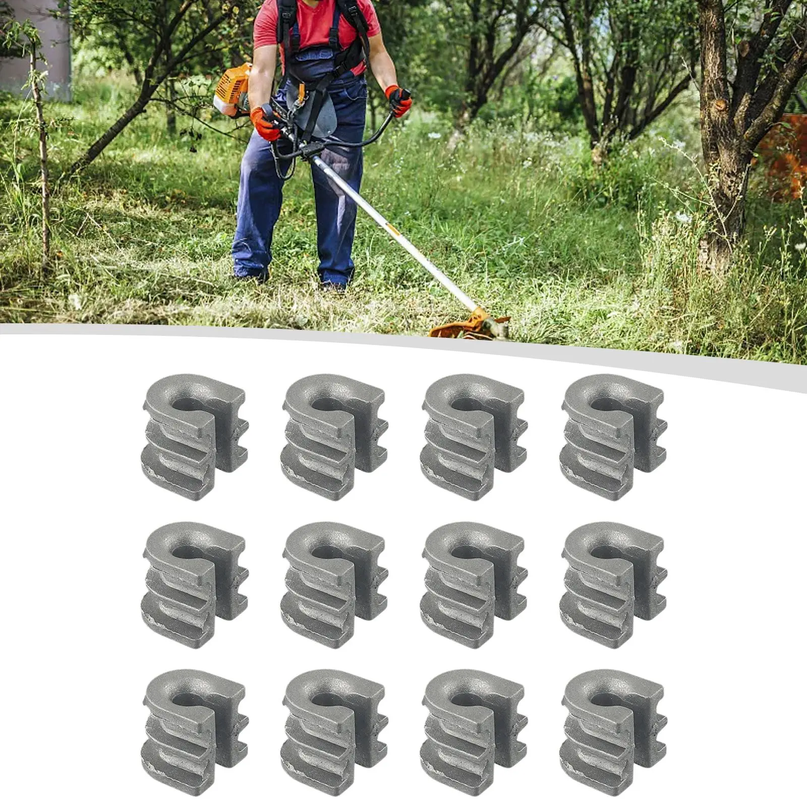 12pcs Trimmer Head Eyelet Line Retainers For Stihl FS90 FS100 F 00 FS55 FS70 FS80 Garden Trimmer Replacement Parts
12pcs Trimmer Head Eyelet Line Retainers For Stihl FS90 FS100 F 00 FS55 FS70 FS80 Garden Trimmer Replacement Parts