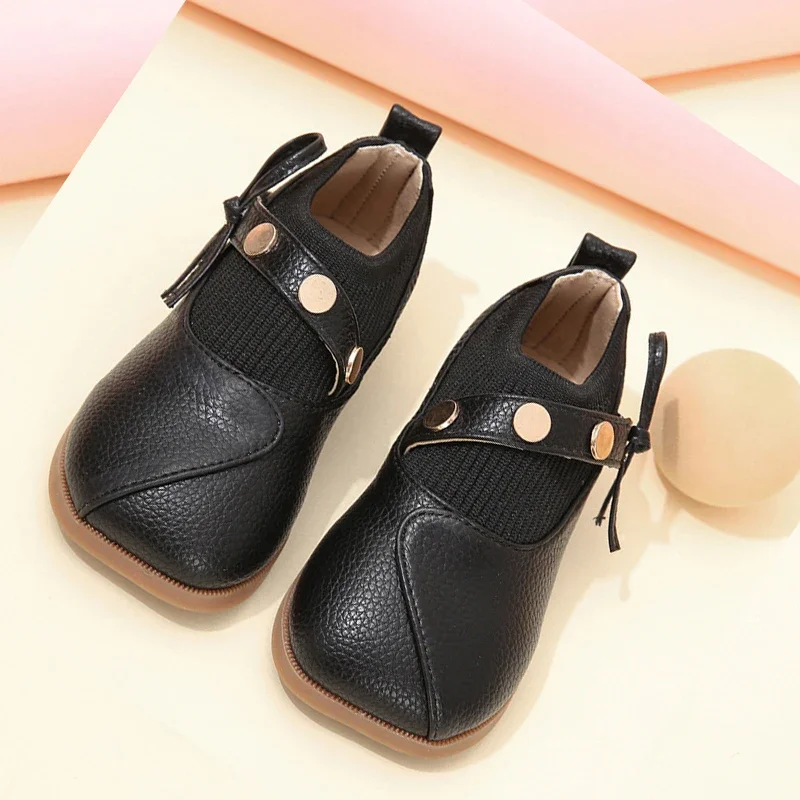 Baby Children's Leather Shoes Soft Sole Fashion Princess Dress Shoes Slip on Comfortable Sock Shoes School Black Sneakers #23-32
Baby Children's Leather Shoes Soft Sole Fashion Princess Dress Shoes Slip on Comfortable Sock Shoes School Black Sneakers #23-32