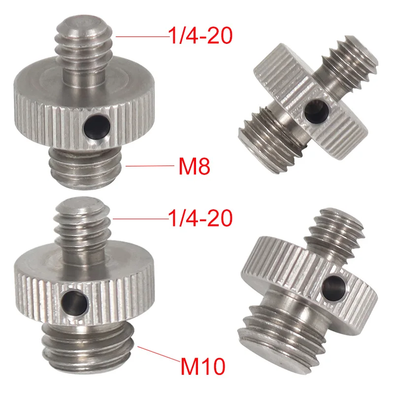 Cameras Screw Male to Male 1/4'' to M6 M8 M10 Inch Tripod Mount Adapter Quick Release Screw for Dslr Motorcycle Rearview Mirrors
Cameras Screw Male to Male 1/4'' to M6 M8 M10 Inch Tripod Mount Adapter Quick Release Screw for Dslr Motorcycle Rearview Mirrors