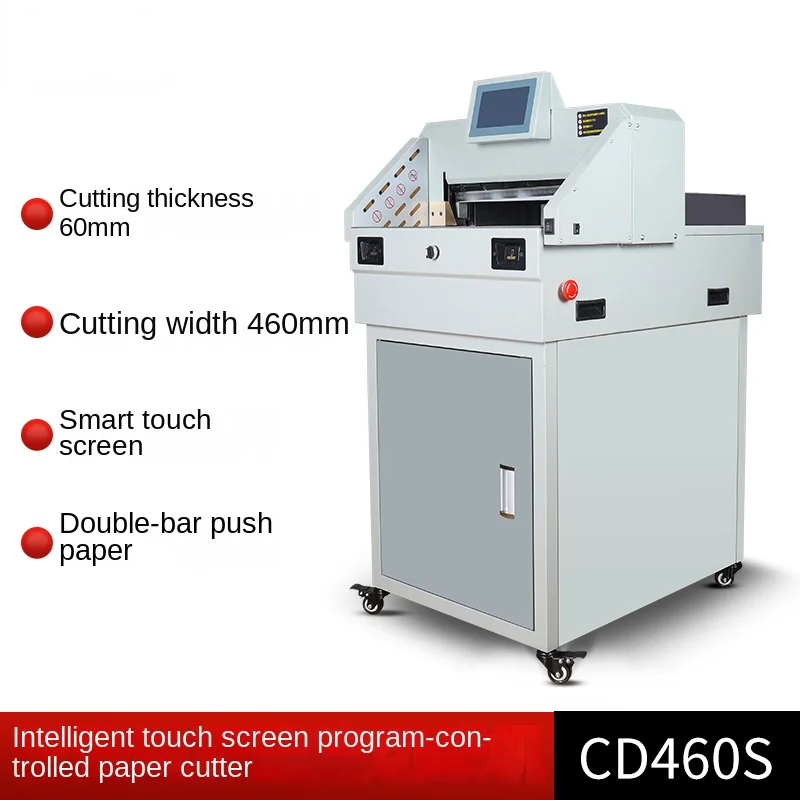 

Cd4606s Automatic Programmable Electric Paper Cutter Paper Cutting Machine Heavy Duty Guillotine Large Paper Cutter