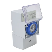 SUL181H Mechanical Timer 24 hours Time Switch Relay Electrical Programmable Timer 24 hour Din Rail Timer Switch
SUL181H Mechanical Timer 24 hours Time Switch Relay Electrical Programmable Timer 24 hour Din Rail Timer Switch