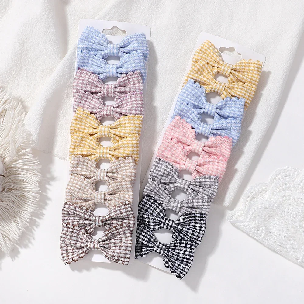 10PCS/Set New Girls Cute Plaid Print Hairpins for Kids Children Sweet Headband Hair Clips Barrettes Fashion Bow Hair Accessories
10PCS/Set New Girls Cute Plaid Print Hairpins for Kids Children Sweet Headband Hair Clips Barrettes Fashion Bow Hair Accessories