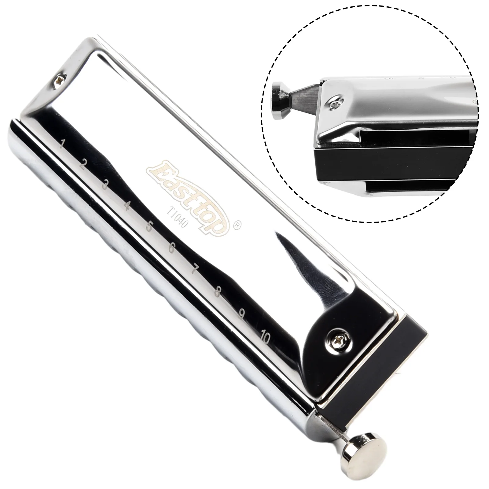 Chromatic Harmonica Harmonica 10 Holes 40 Tones Gift Key Of C Metal Mouth Musical Instruments With Cleaning Cloth
Chromatic Harmonica Harmonica 10 Holes 40 Tones Gift Key Of C Metal Mouth Musical Instruments With Cleaning Cloth